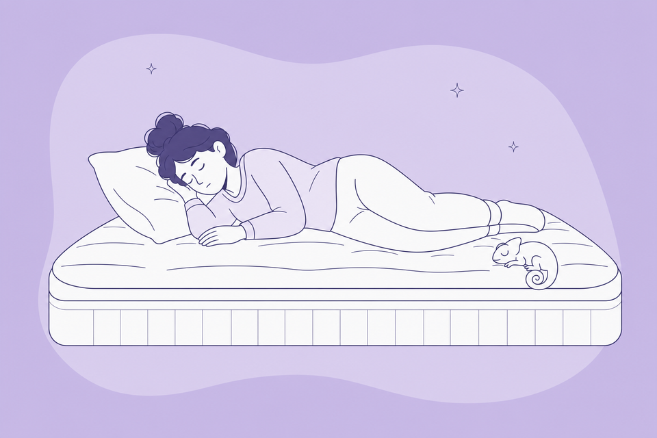 Beste matras voor zware mensen (100+ kg): geen kuil, wél steun