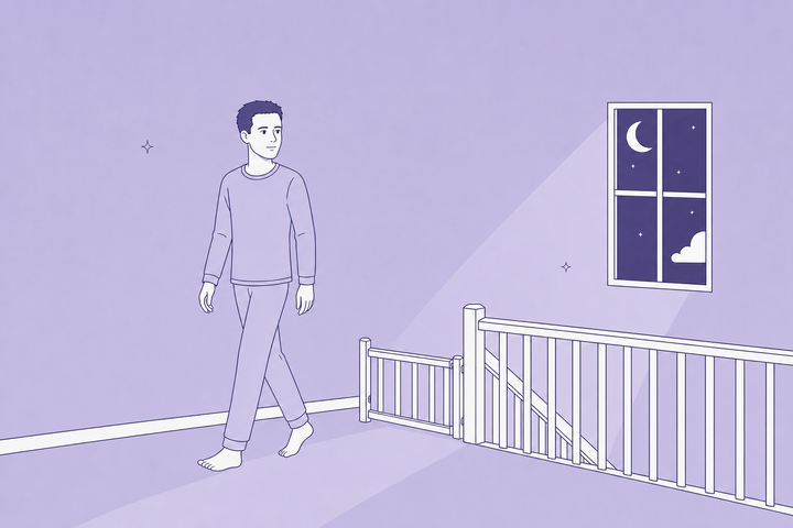 Slaapwandelen: oorzaken, wat je moet doen en wanneer het zorgelijk is