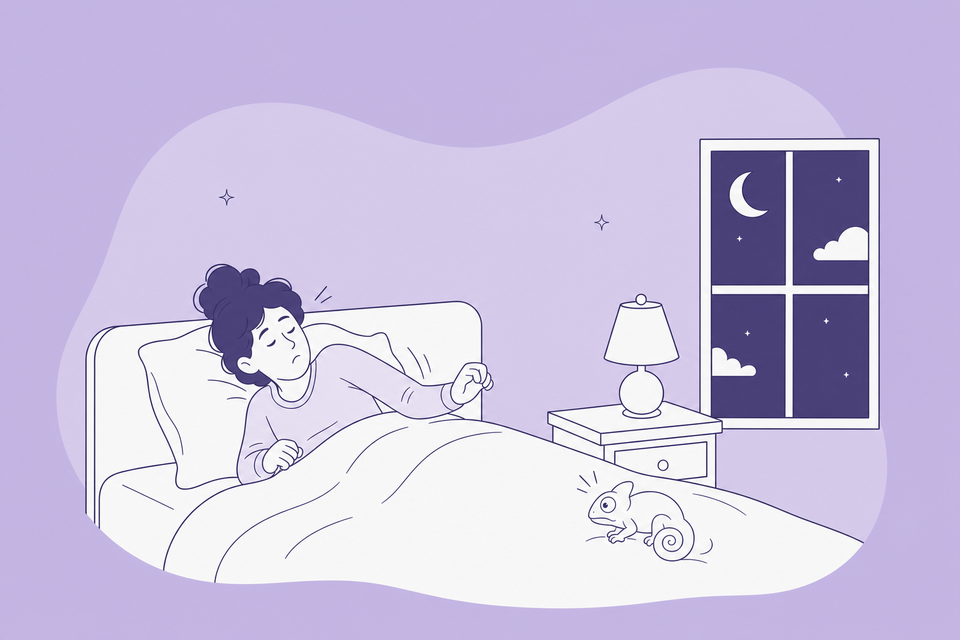 Wakker schrikken bij het inslapen: wat is een hypnic jerk?