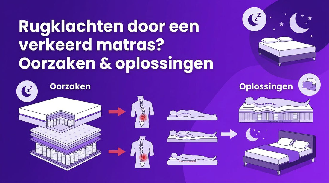 Rugklachten door een verkeerd matras? Oorzaken & oplossingen