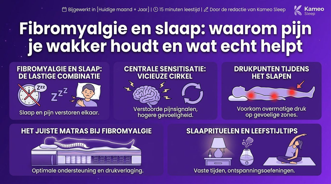 Fibromyalgie en slaap: waarom pijn je wakker houdt en wat echt helpt