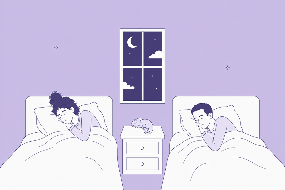 Apart slapen: goed of slecht voor je relatie en je slaap?