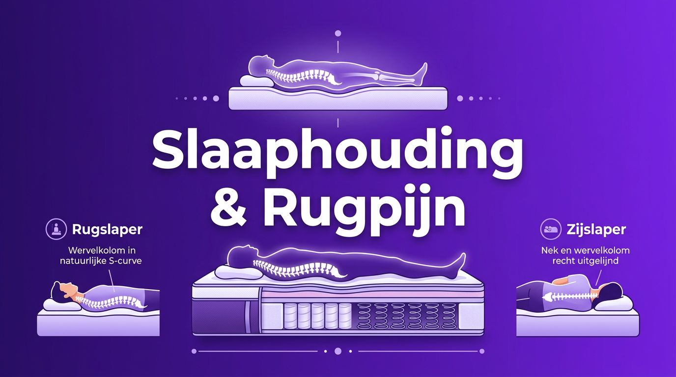 Slaaphouding en rugpijn: welke matras kies je?