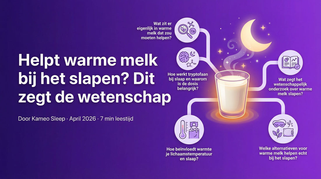 Helpt warme melk bij het slapen? Dit zegt de wetenschap