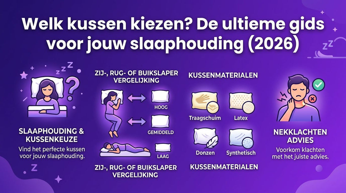 Welk kussen kiezen? De ultieme gids voor jouw slaaphouding (2026)
