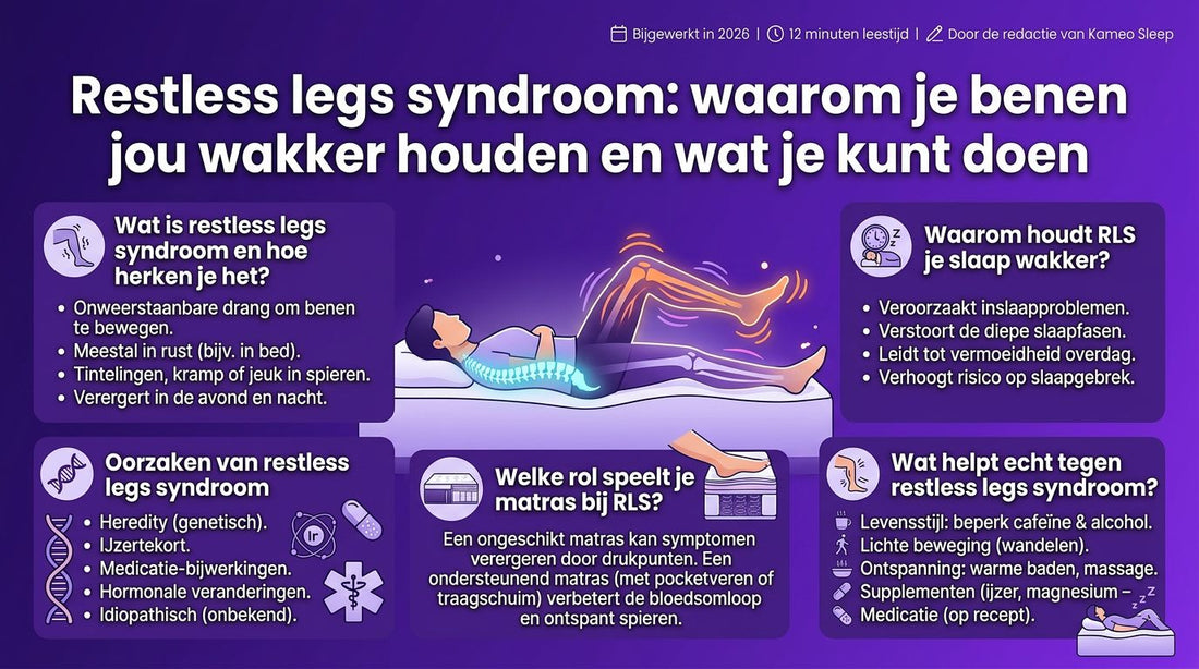 Restless legs syndroom: waarom je benen jou wakker houden en wat je kunt doen