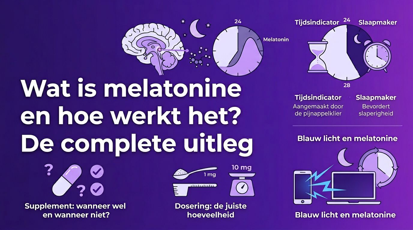 Wat is melatonine en hoe werkt het? De complete uitleg