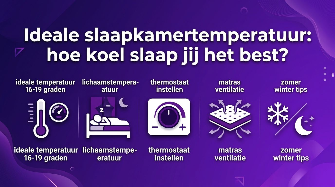 Ideale slaapkamertemperatuur: hoe koel slaap jij het best?