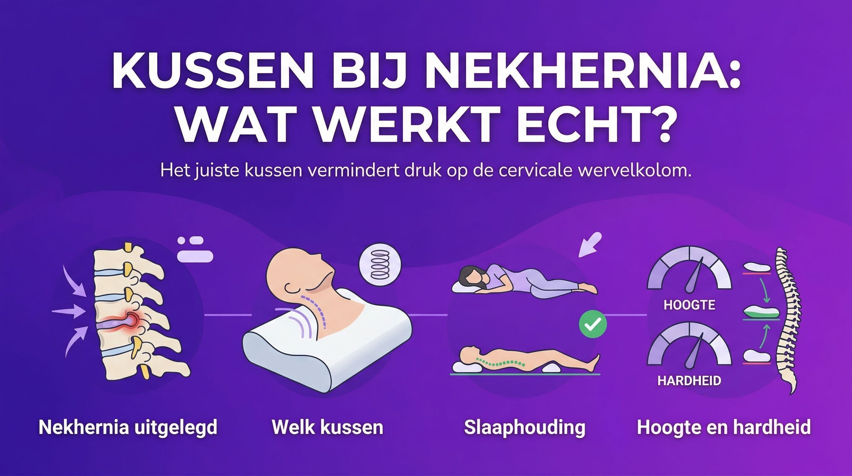 Kussen bij nekhernia: wat werkt echt?