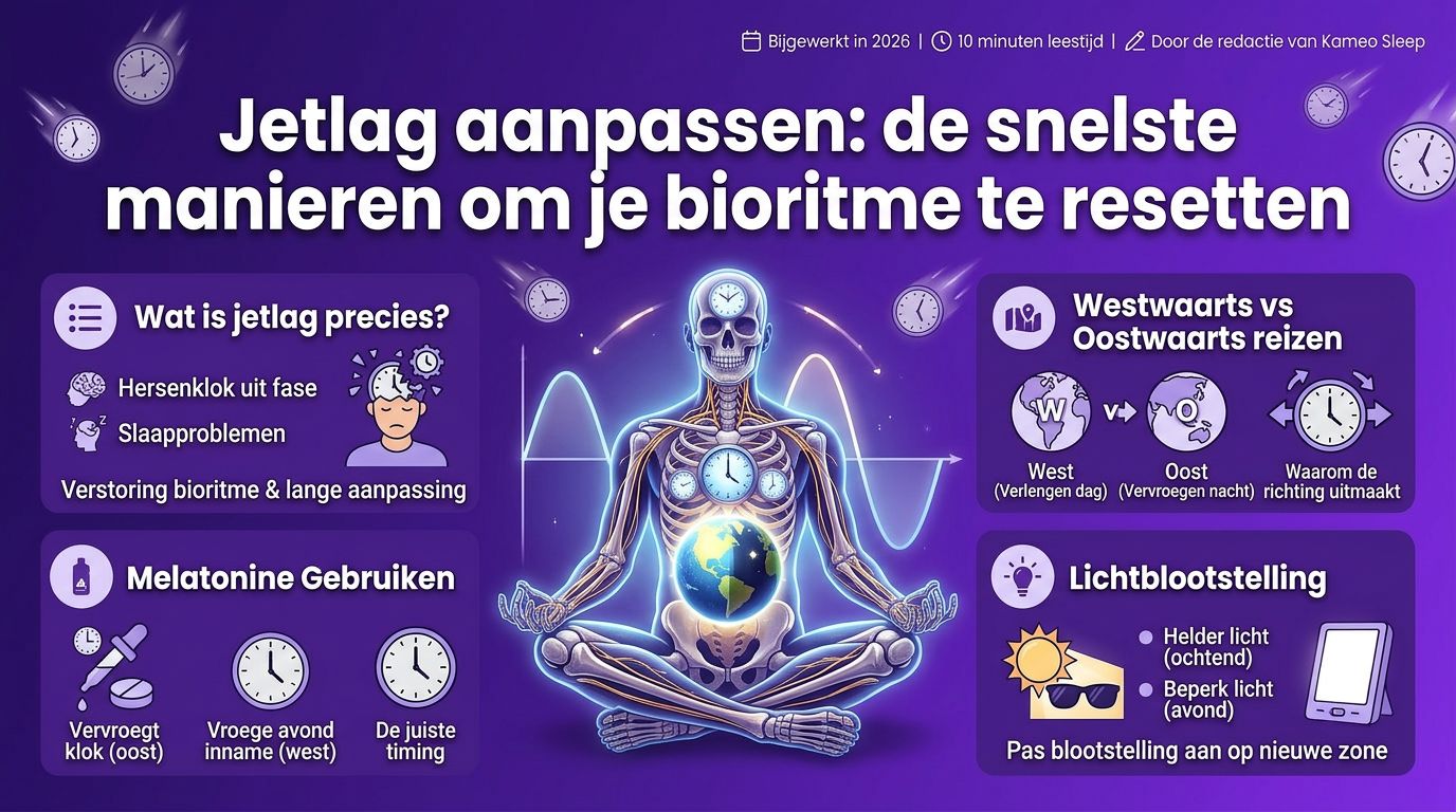 Jetlag aanpassen: de snelste manieren om je bioritme te resetten
