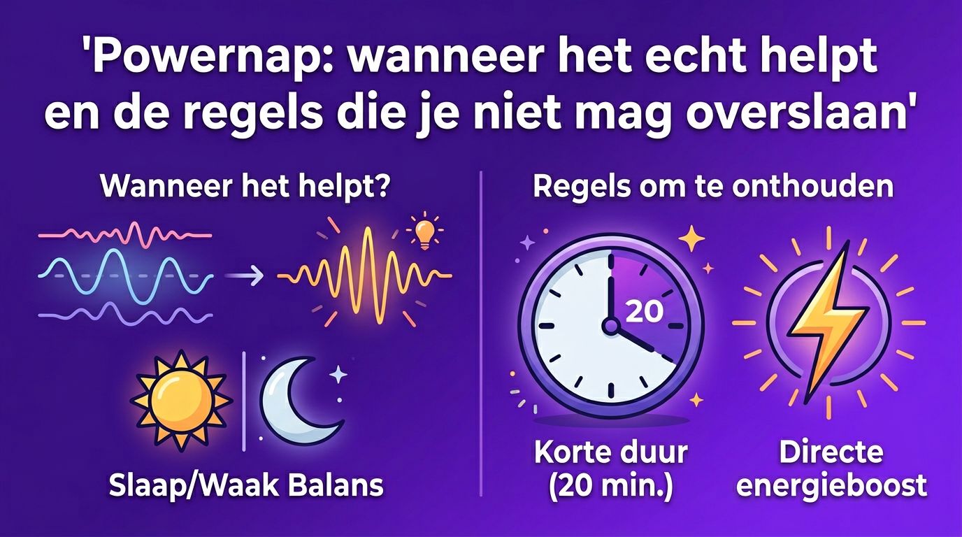 Powernap: wanneer het echt helpt en de regels die je niet mag overslaan