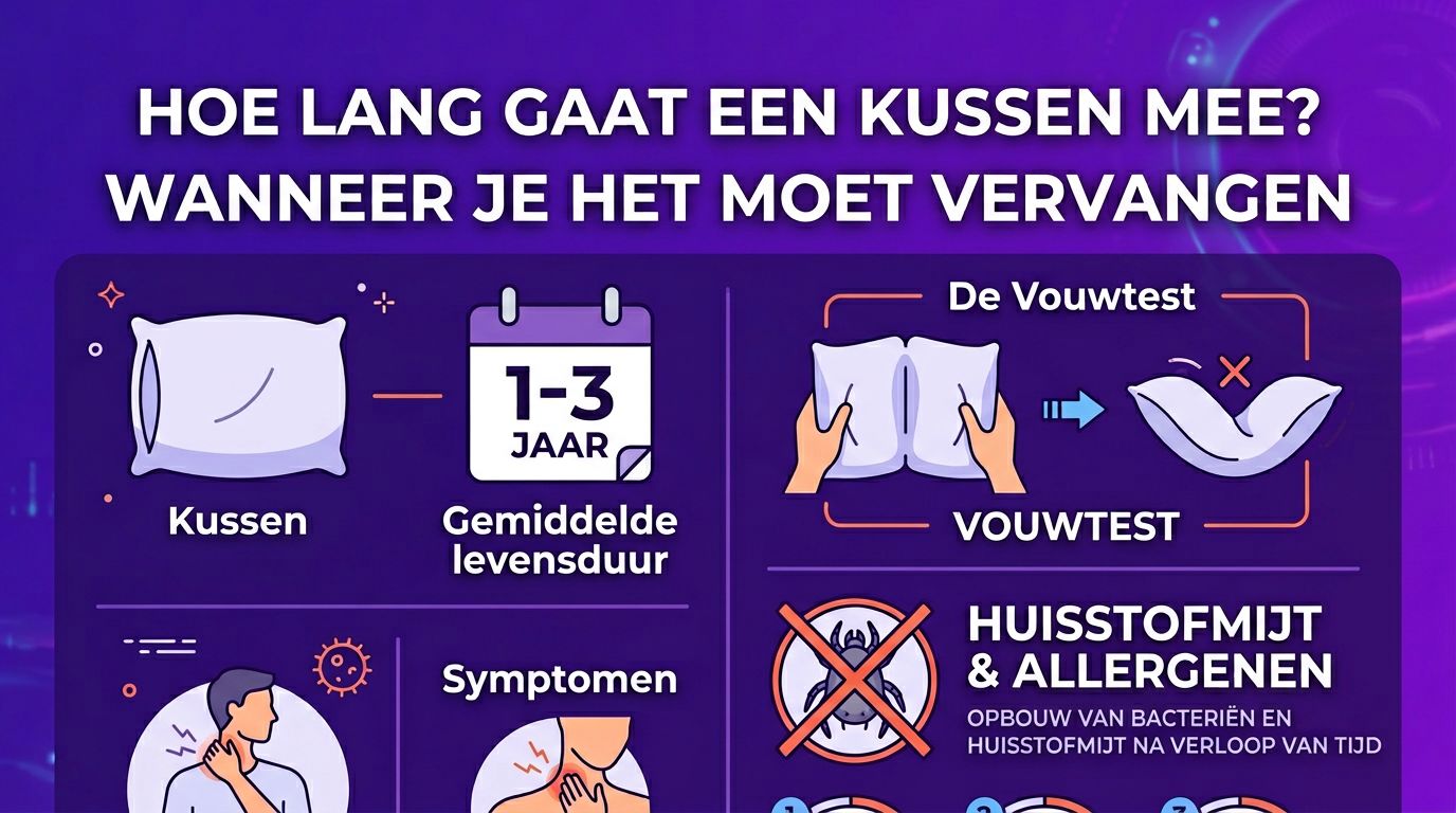 Hoe lang gaat een kussen mee? Wanneer je het moet vervangen
