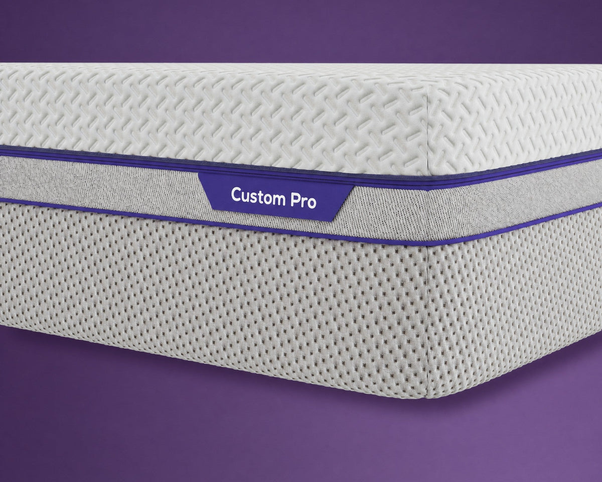 Detail van de hoek van het Kameo Custom Pro matras