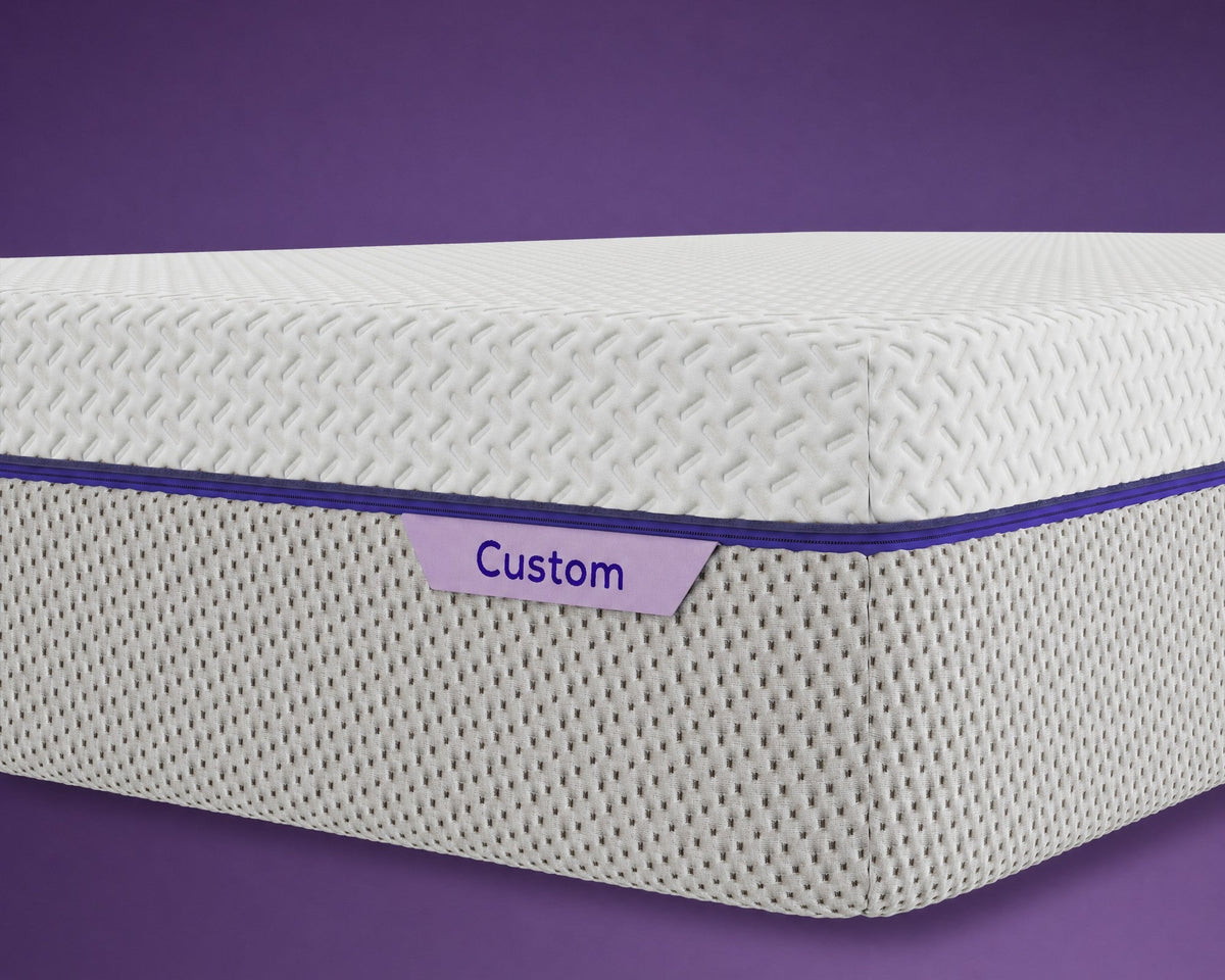 Detail van de hoek van het Kameo Custom matras