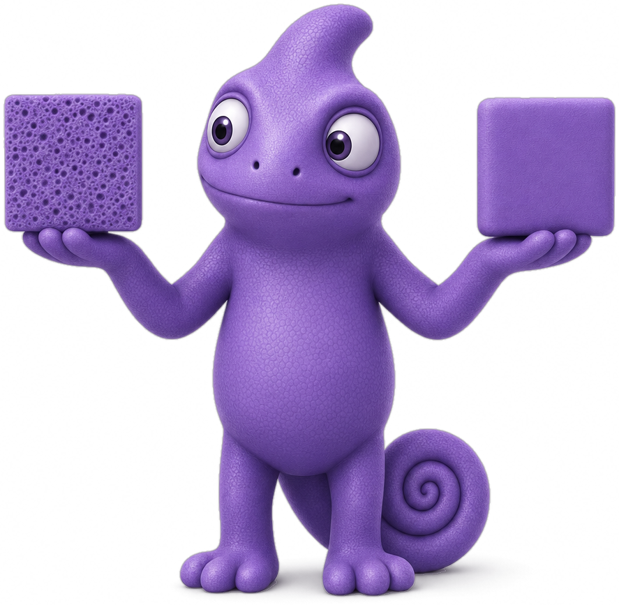 De Kameo-kameleon helpt je kiezen en vergelijkt twee comfortopties